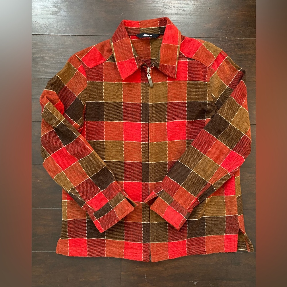 Vintage Flannel Zip Up